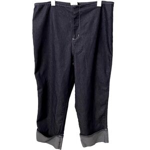 Vintage Studio, Flat Front Cuffed Crop Jeans